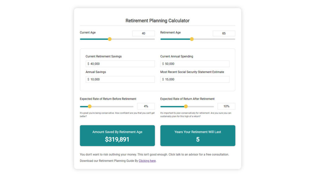 Retirement Planning Calculator Preview-2